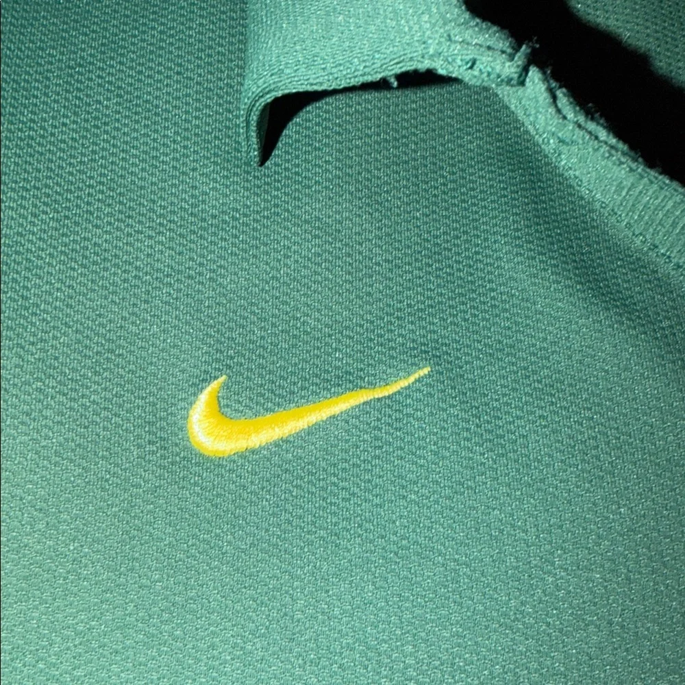 Nike Oregon Ducks Dri-FIT Polo Shirt Women’s Small Green Sideline Coach Golf EUC